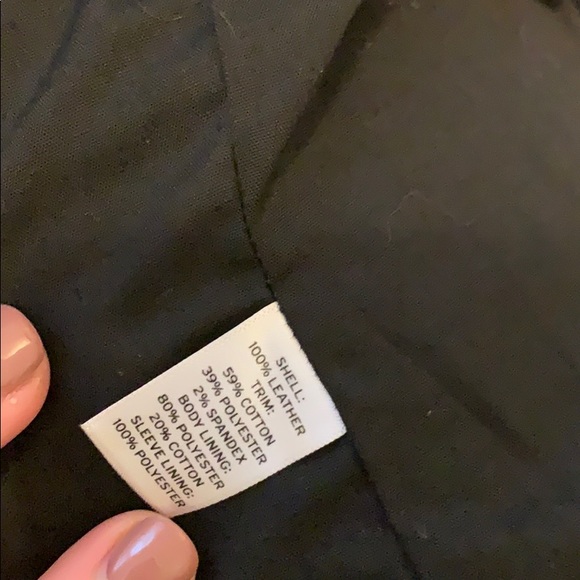 Stunning Trouve 100% leather jacket blazer, M - Picture 4 of 4